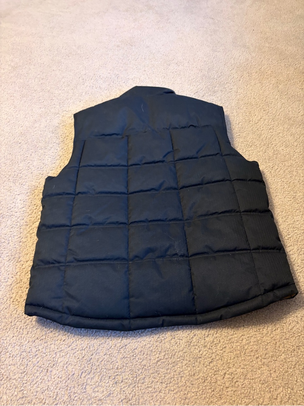 Goodfellow & Co Black Quilted Puffer Vest with Tan Lining - Picture 3 of 3